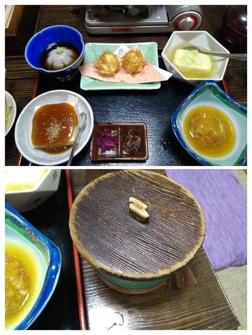 A wonderful spread of tofu dishes