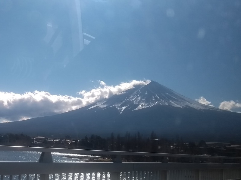 Smoking Fuji-san