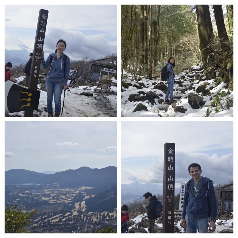 Fun climb up a snowy mountain