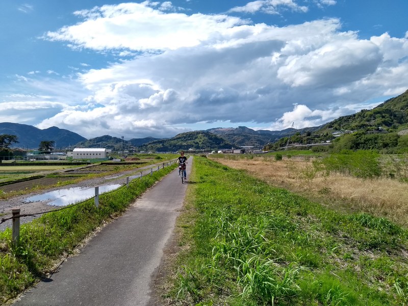 Enjoying the scenery at our doorstep