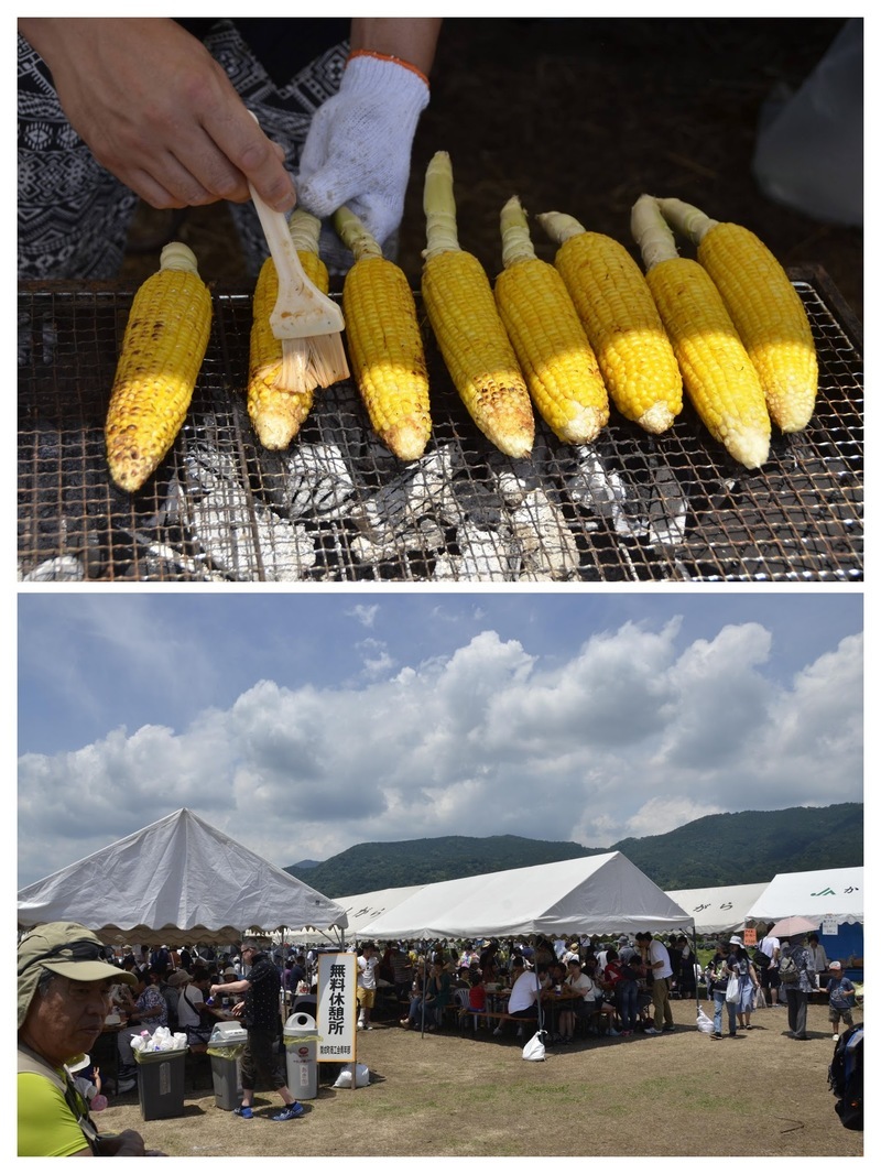 Food stalls at the market