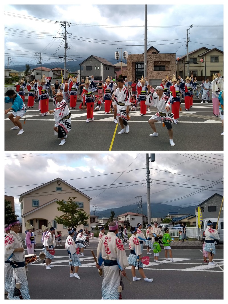 Only two of the many dance groups